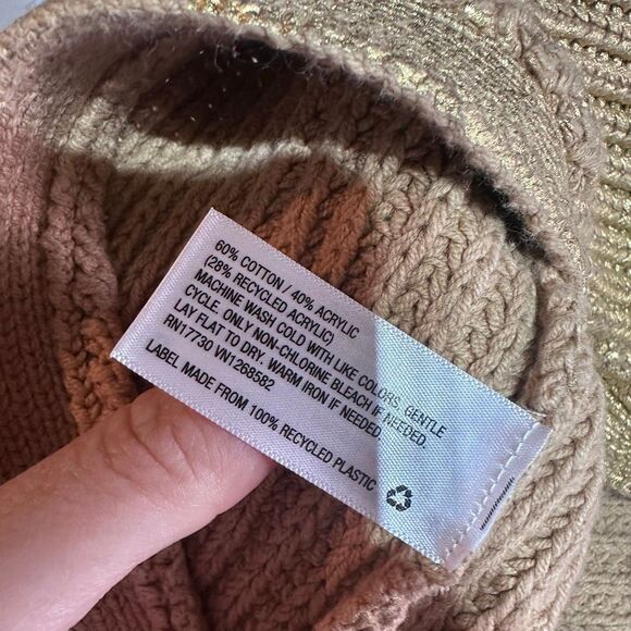 Kika Vargas x Target limited edition gold metallic back-tie sweater medium Cardi - Picture 7 of 10